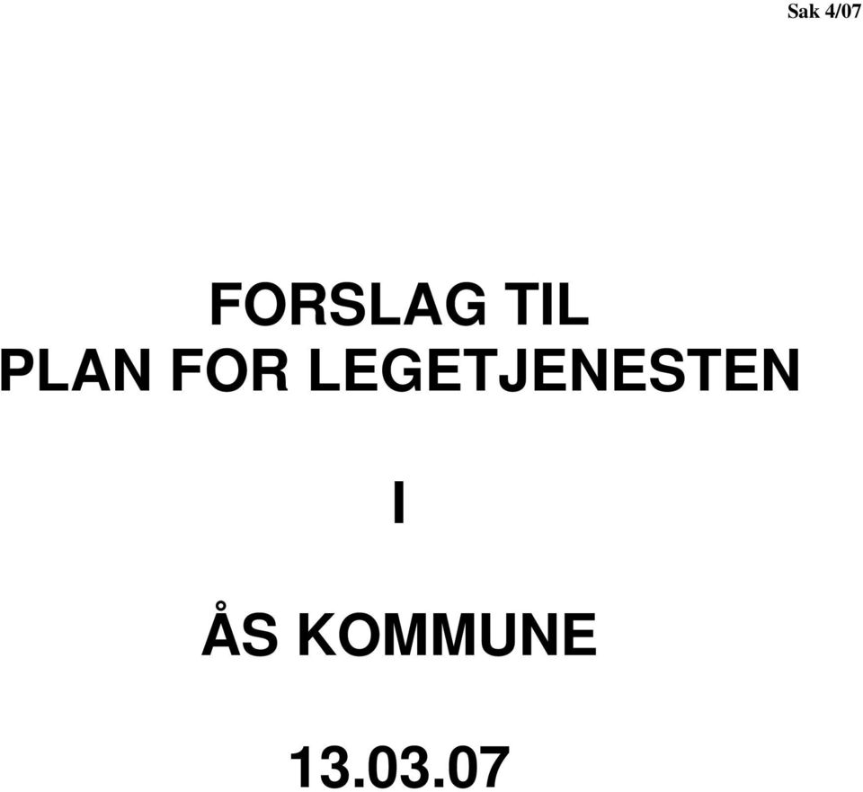 LEGETJENESTEN