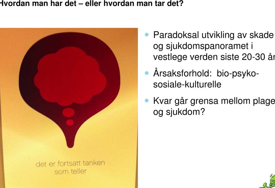 vestlege verden siste 20-30 år Årsaksforhold: