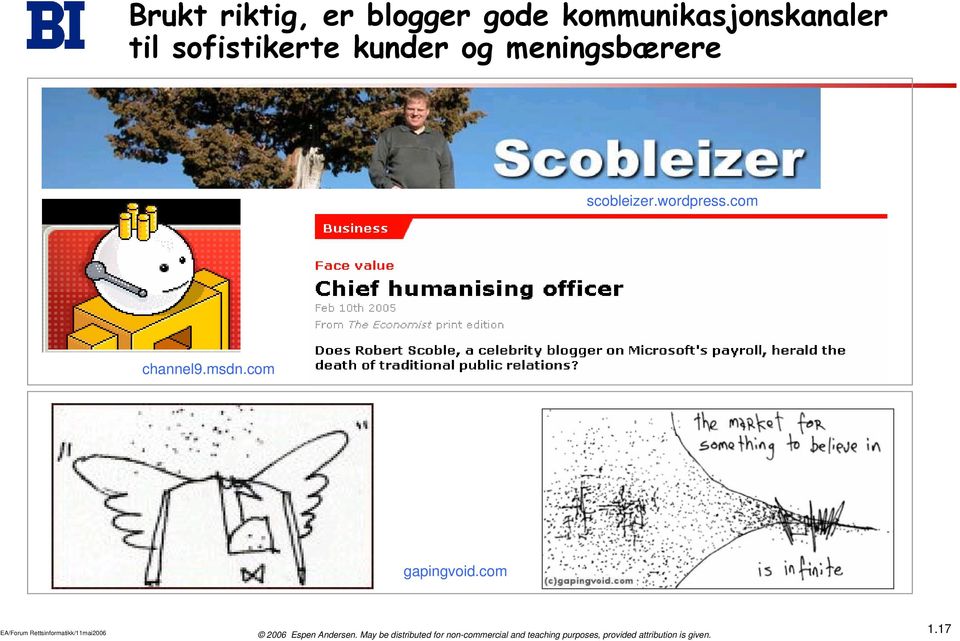 og meningsbærere scobleizer.wordpress.