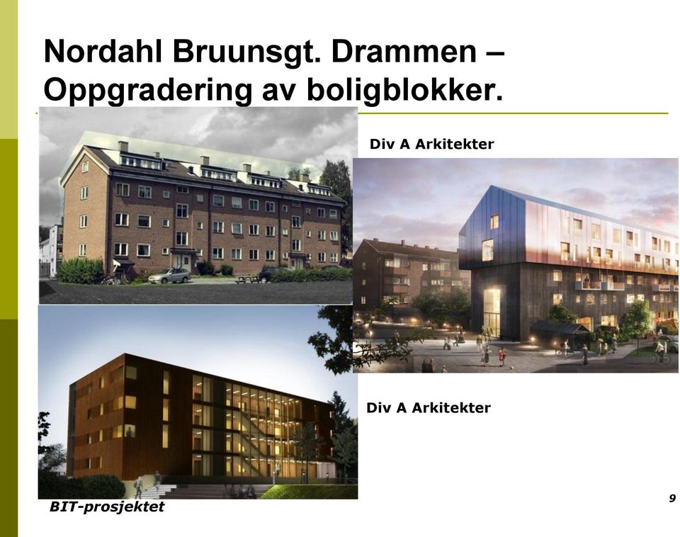 av boligblokker.