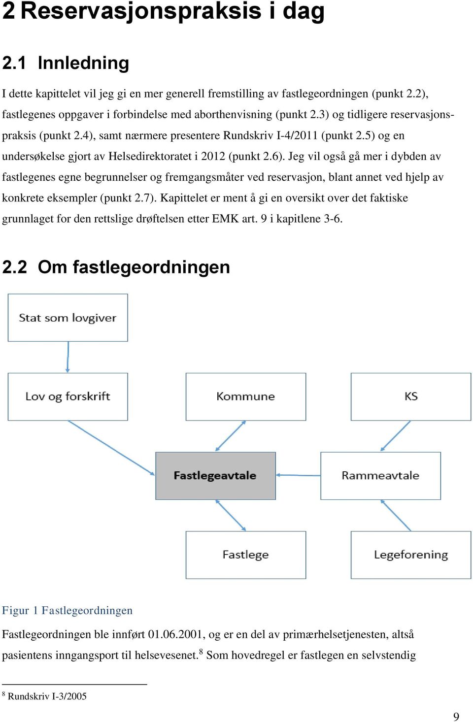 Jeg vil også gå mer i dybden av fastlegenes egne begrunnelser og fremgangsmåter ved reservasjon, blant annet ved hjelp av konkrete eksempler (punkt 2.7).