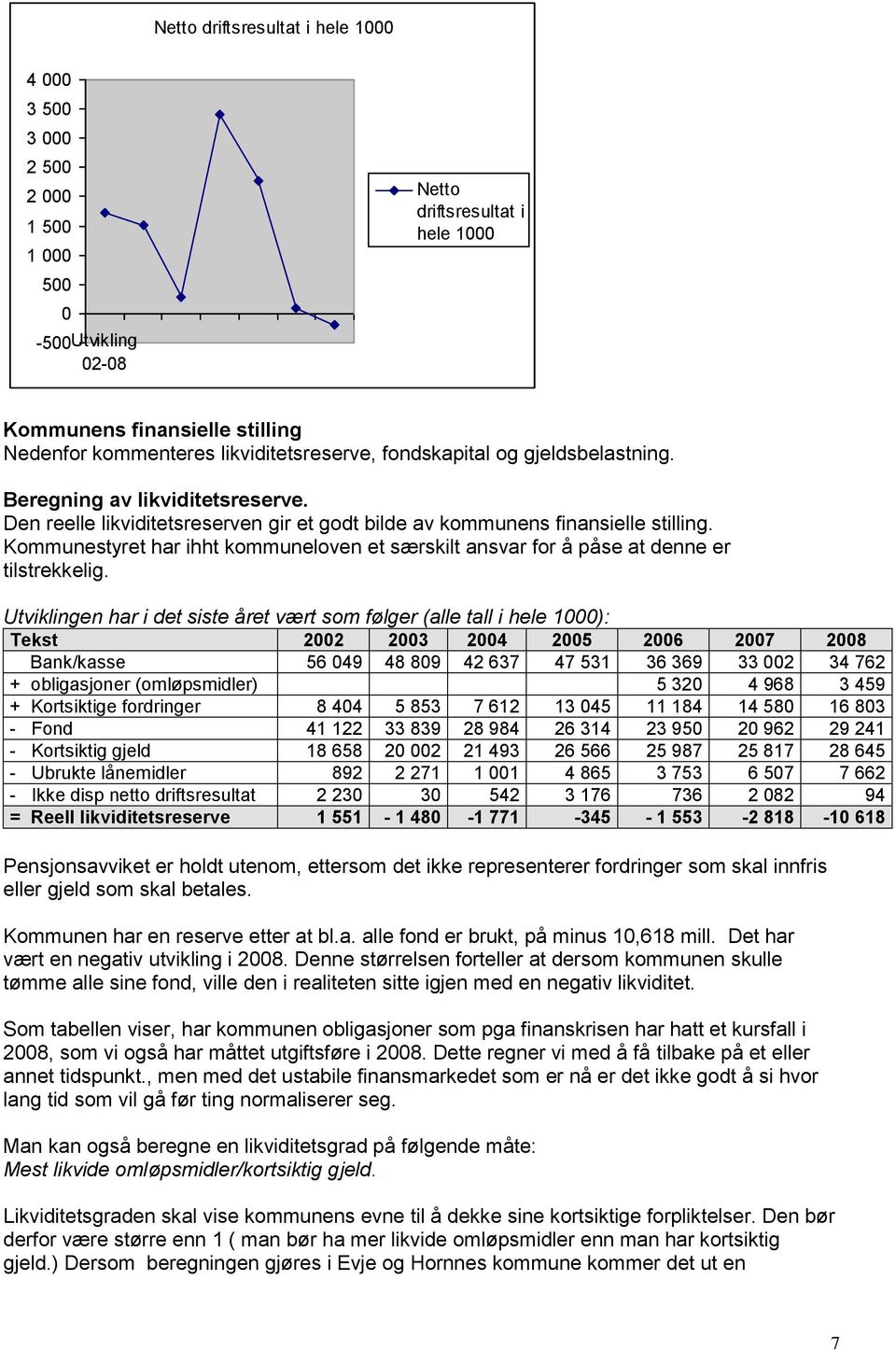 Kommunestyret har ihht kommuneloven et særskilt ansvar for å påse at denne er tilstrekkelig.