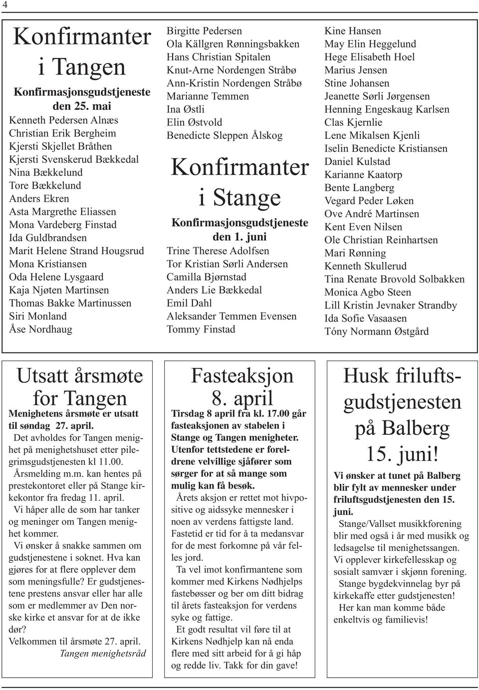 Guldbrandsen Marit Helene Strand Hougsrud Mona Kristiansen Oda Helene Lysgaard Kaja Njøten Martinsen Thomas Bakke Martinussen Siri Monland Åse Nordhaug Birgitte Pedersen Ola Källgren Rønningsbakken