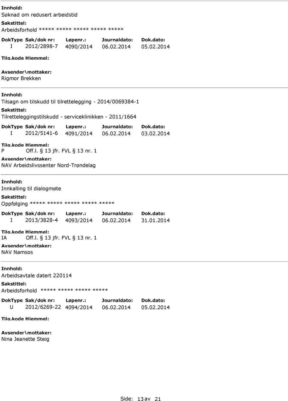 1 NAV Arbeidslivssenter Nord-Trøndelag 03.02.