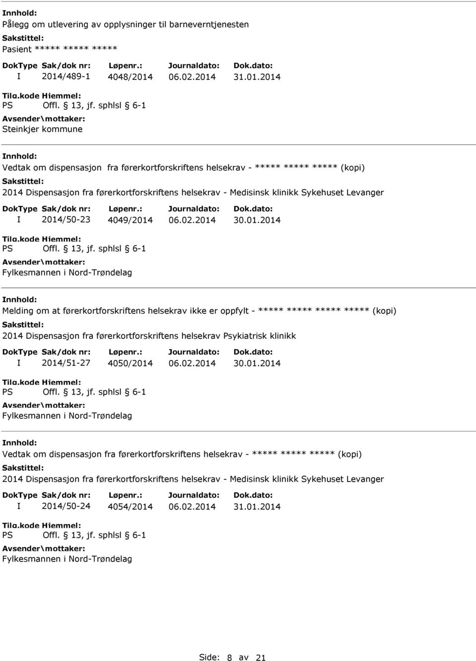 Steinkjer kommune 31.01.