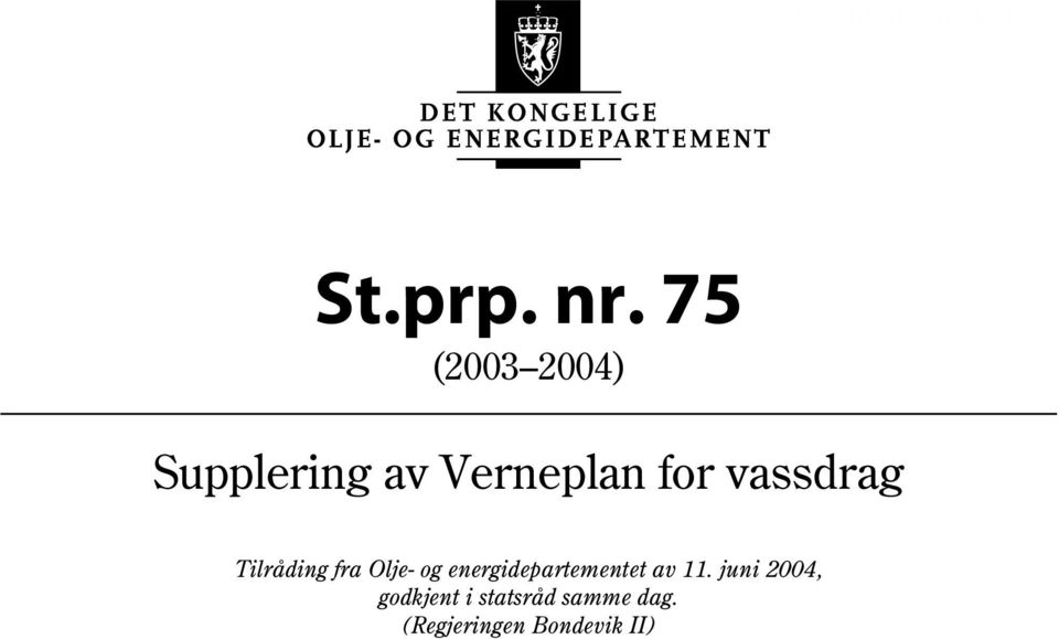 energidepartementet av 11.