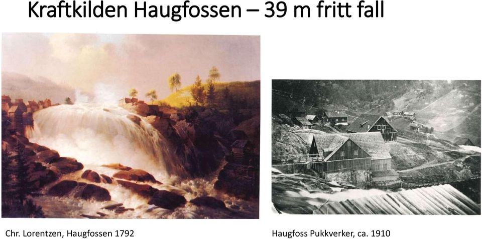 Lorentzen, Haugfossen