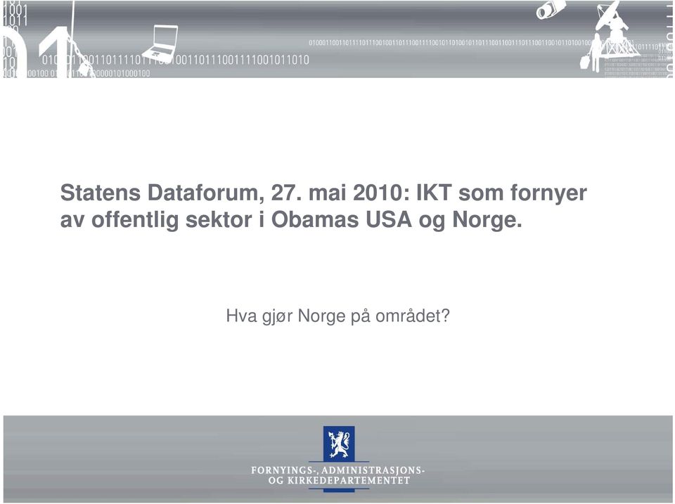 offentlig sektor i Obamas USA