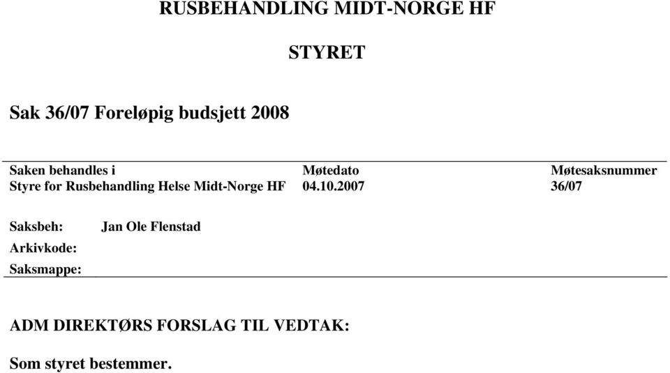 Helse Midt-Norge HF 04.10.