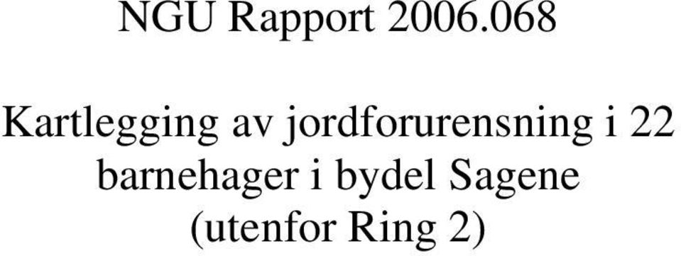 jordforurensning i 22