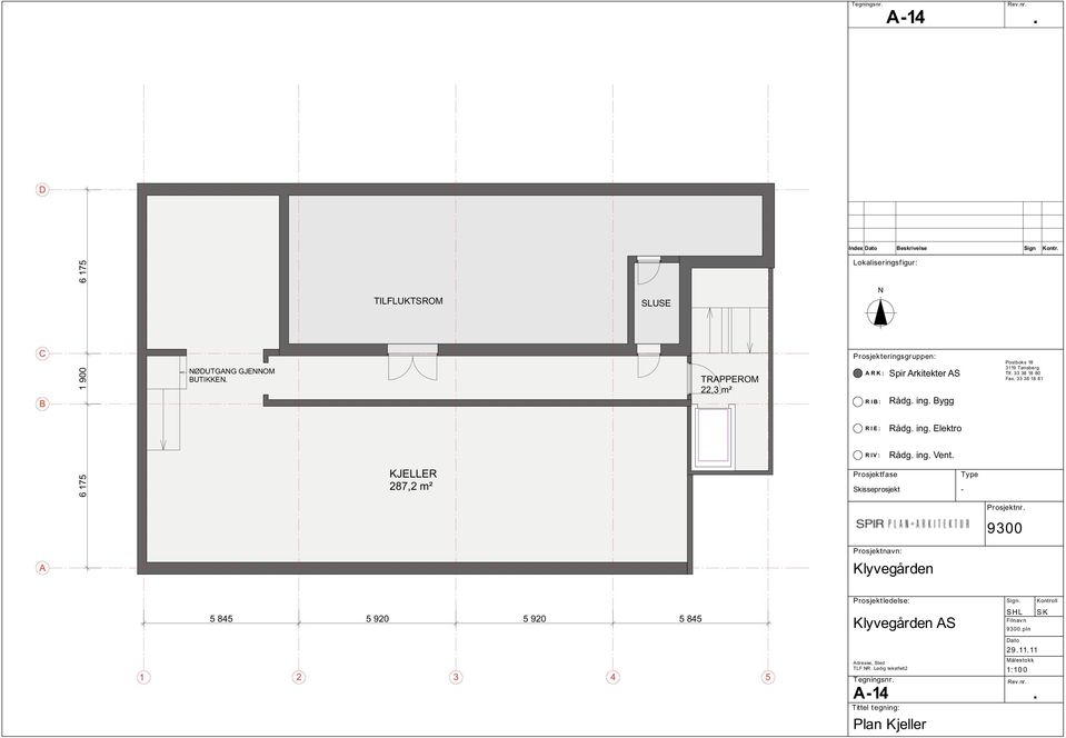 Rådg ing Elektro Rådg ing Vent Tlf 33 38 18 80 Fax 33 38 18 81 Prosjektnr A Sign