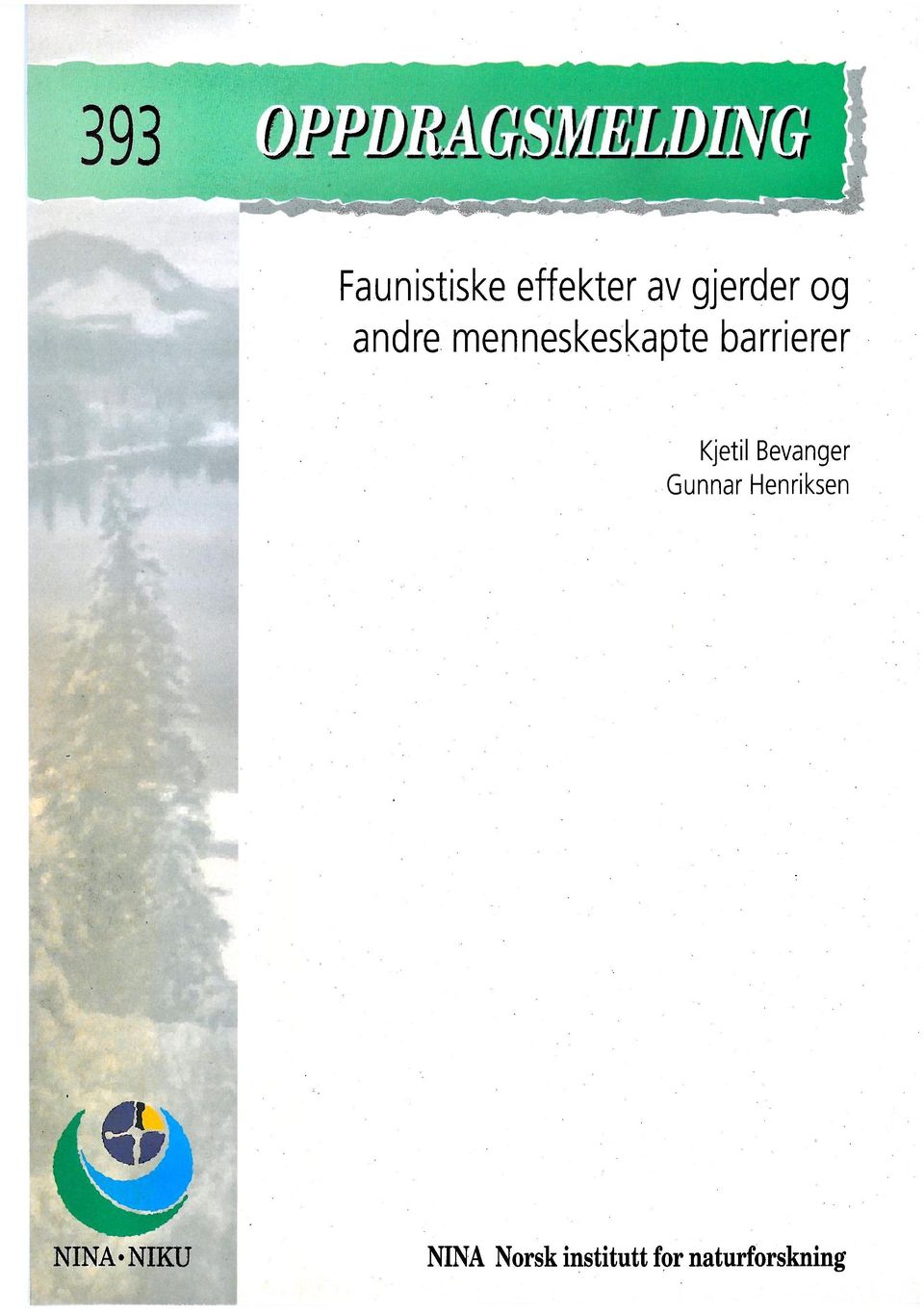 Bevanger Gunnar Henriksen NINA.