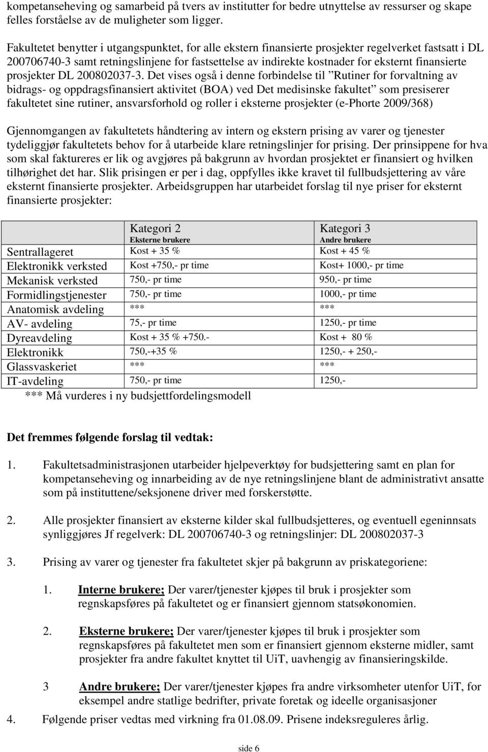 finansierte prosjekter DL 200802037-3.