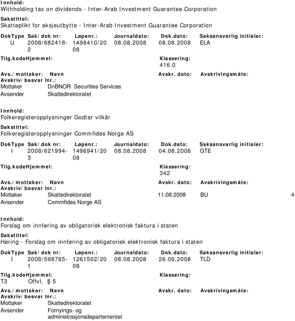 .20 GTE 3 342 Mottaker Skattedirektoratet 11.