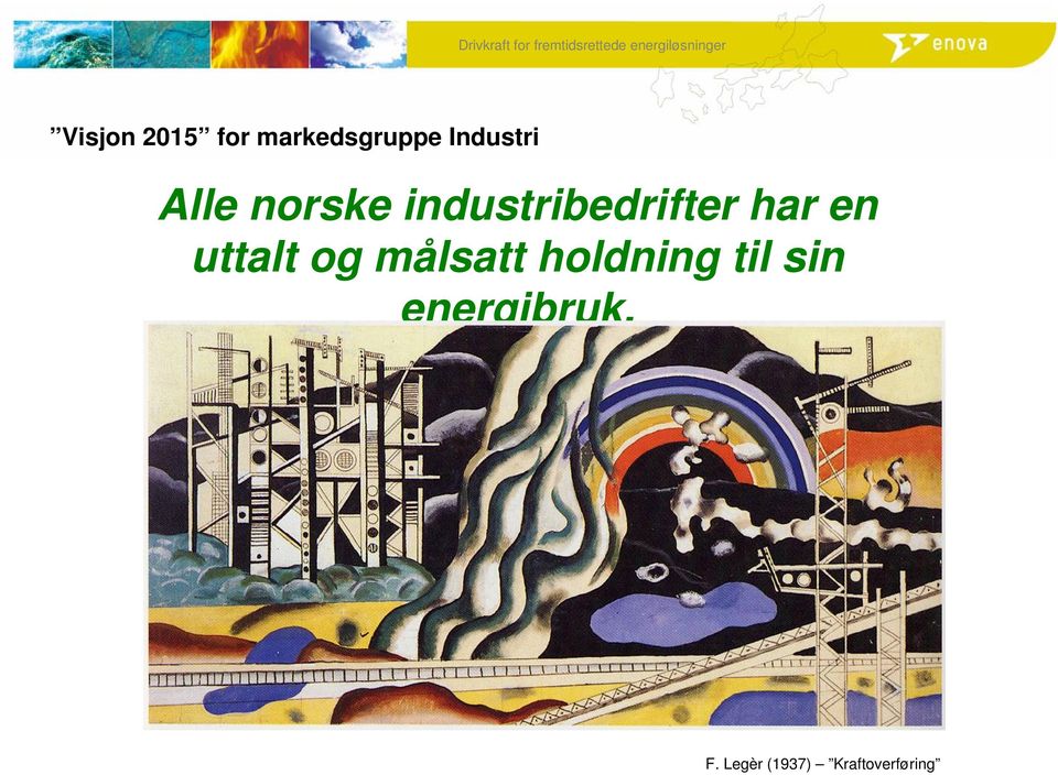 Industri Alle norske industribedrifter har en uttalt