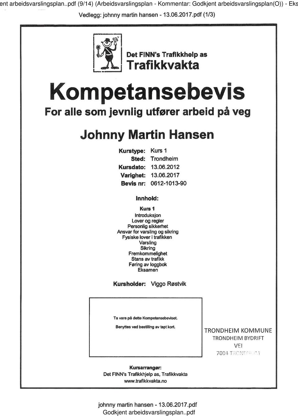 (Arbeidsvarslingsplan -