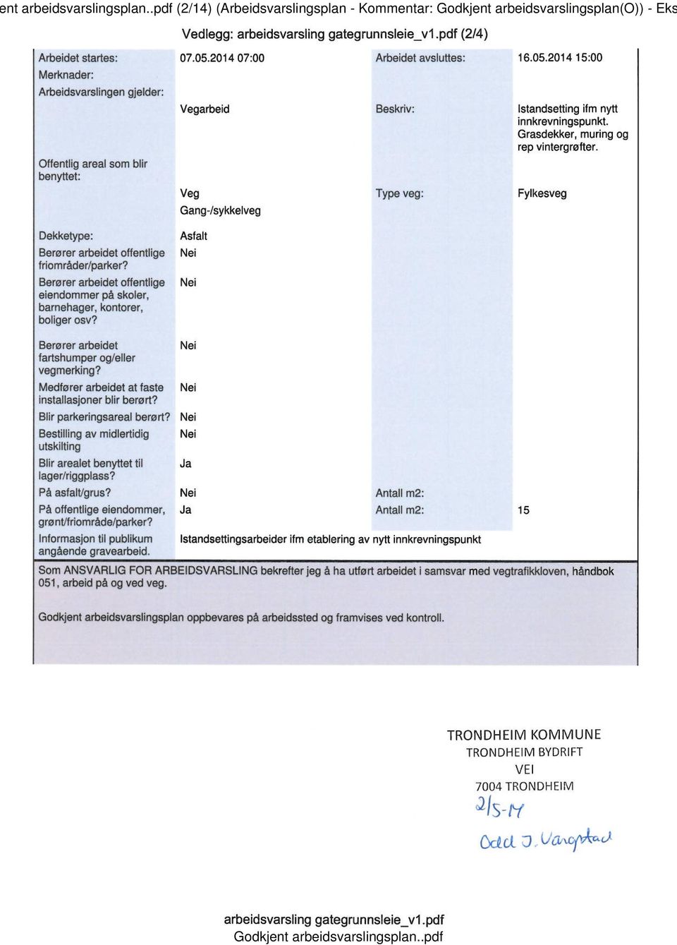 (Arbeidsvarslingsplan -