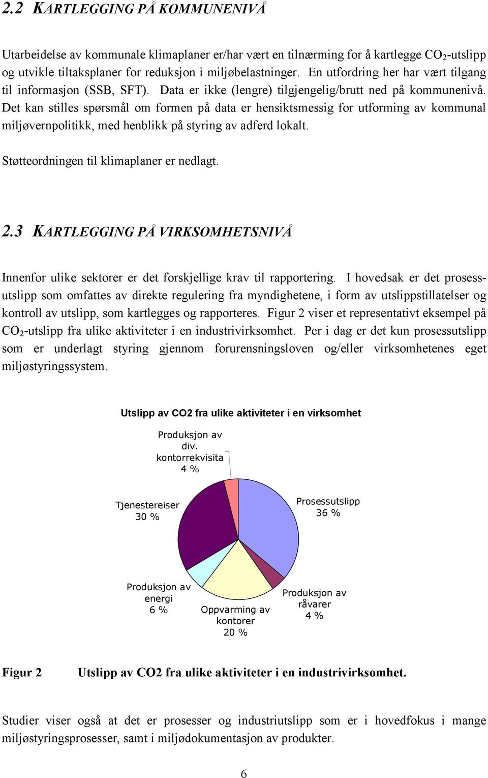 Det kan stilles spørsmål om formen på data er hensiktsmessig for utforming av kommunal miljøvernpolitikk, med henblikk på styring av adferd lokalt. Støtteordningen til klimaplaner er nedlagt. 2.