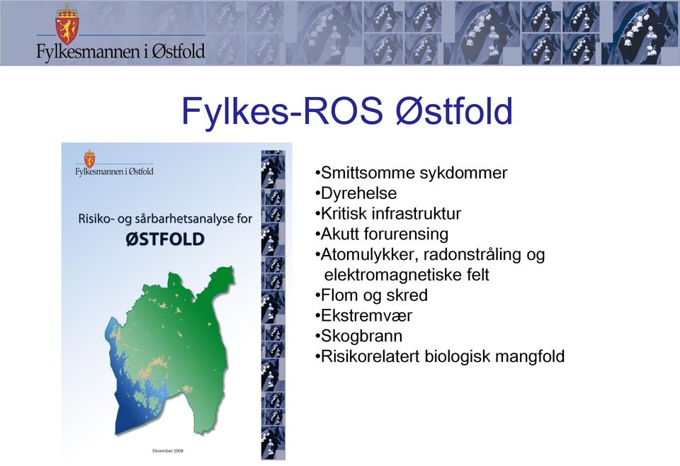 radonstråling og elektromagnetiske felt Flom og