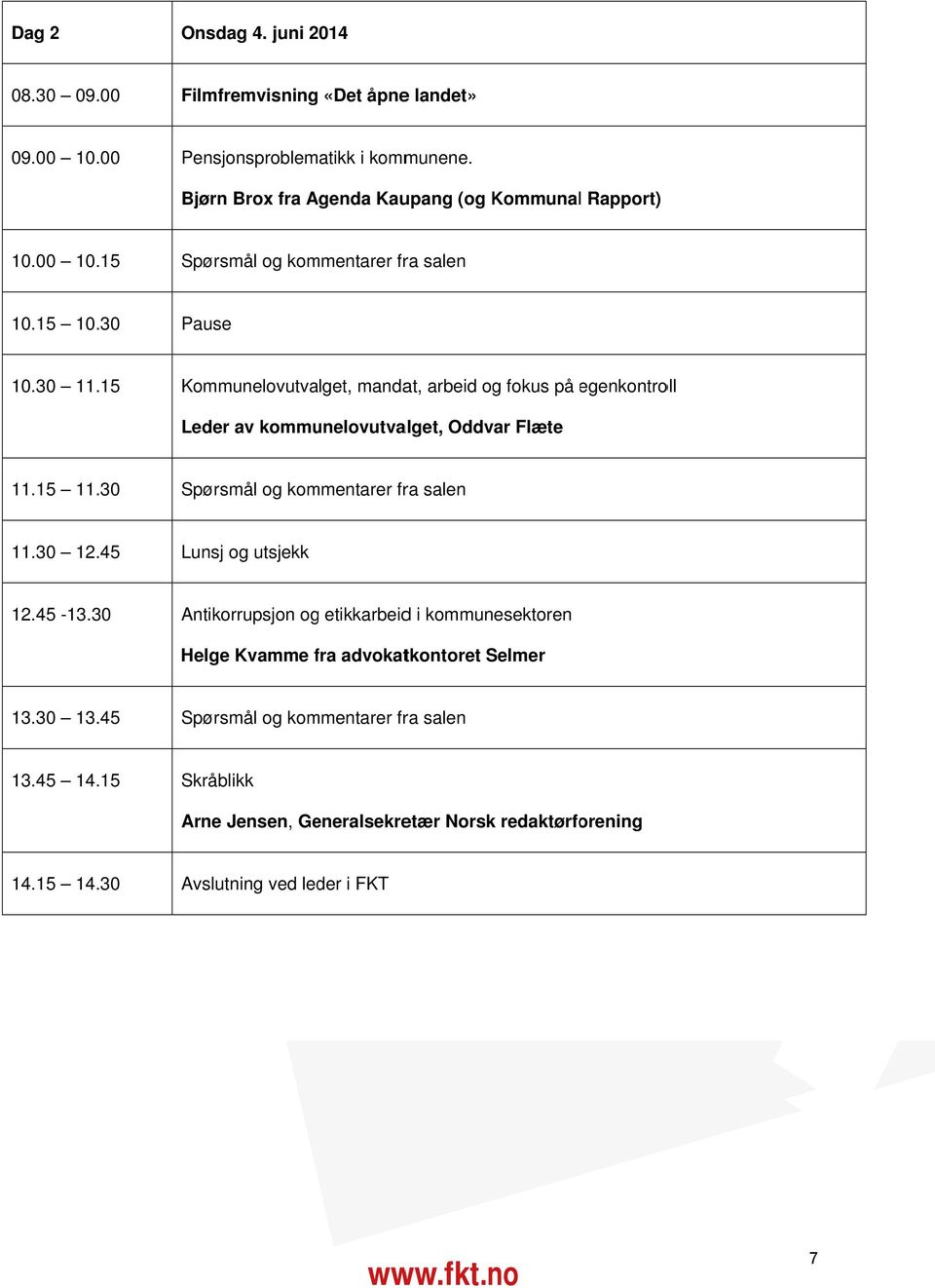 00 0.5 Spørsm mål og kom mmentarer frra salen 0.5 0.0 Pause e 0.0.5 Komm munelovutvalget, manda at, arbeid og g fokus på egenkontro e oll unelovutva alget, Oddv var Flæte Leder av kommu.