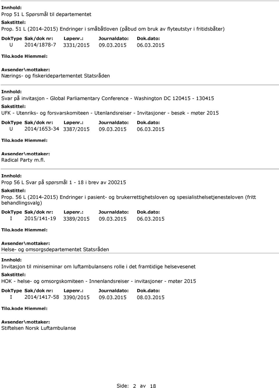 Conference - Washington DC 120415-130415 FK - tenriks- og forsvarskomiteen - tenlandsreiser - nvitasjoner - besøk - møter 2015 2014/1653-34 3387/2015 Radical Party m.fl.