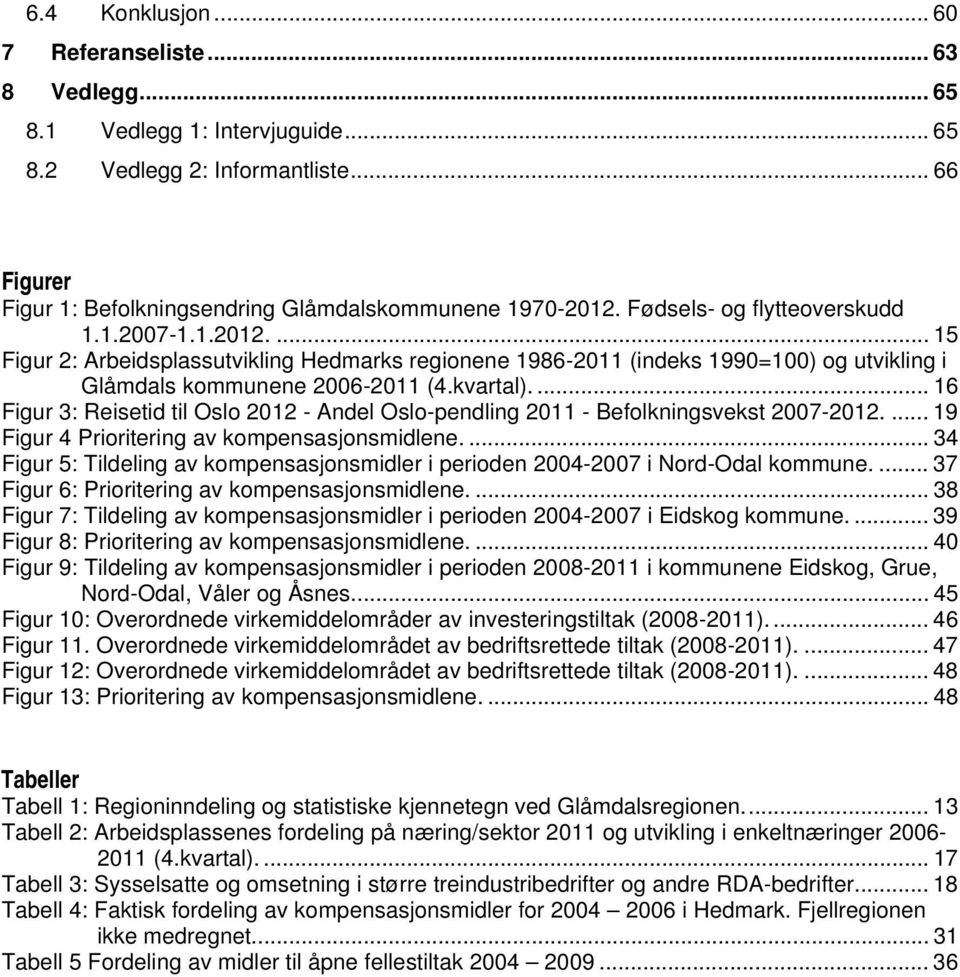 ... 16 Figur 3: Reisetid til Oslo 2012 - Andel Oslo-pendling 2011 - Befolkningsvekst 2007-2012.... 19 Figur 4 Prioritering av kompensasjonsmidlene.