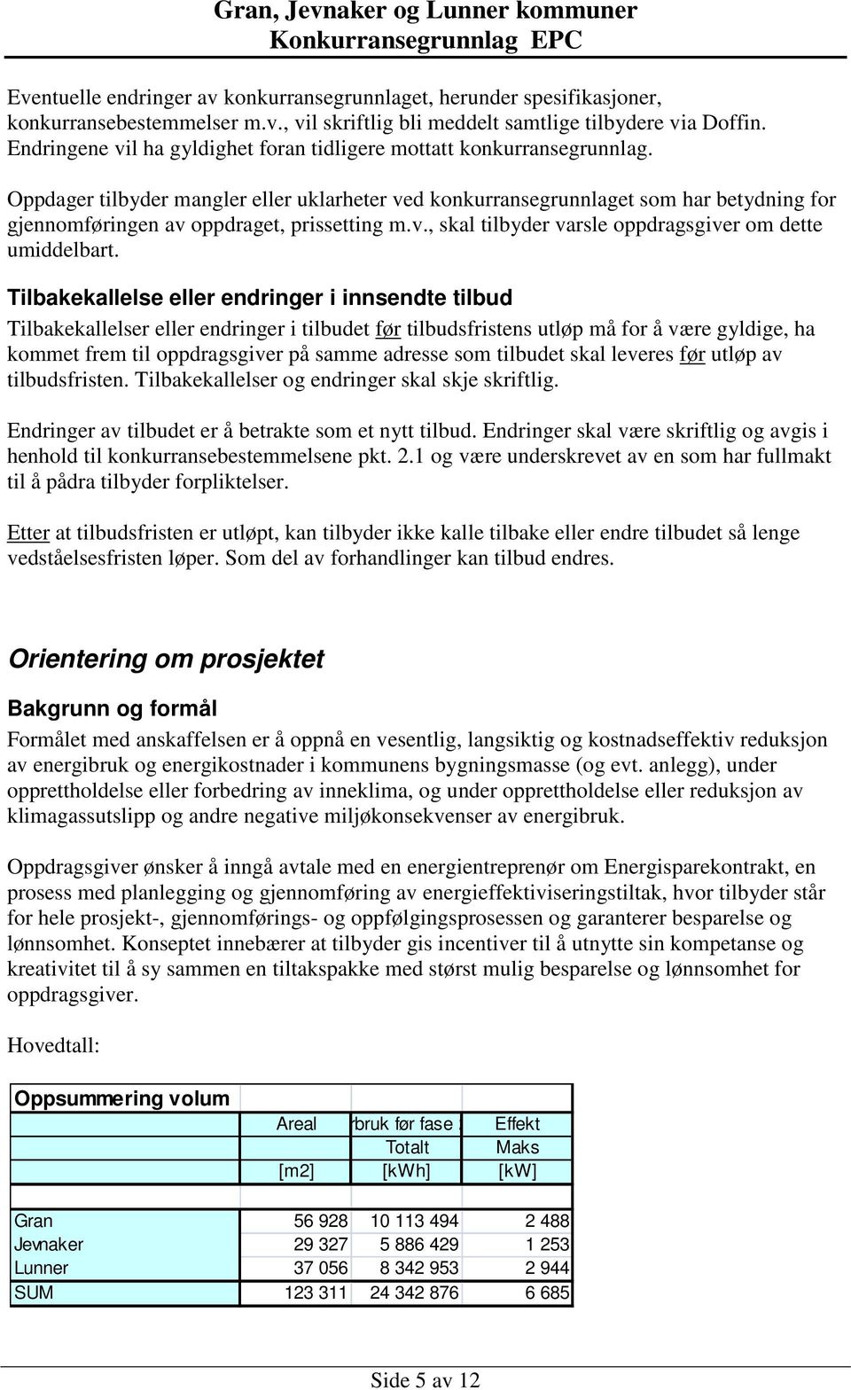 Oppdager tilbyder mangler eller uklarheter ved konkurransegrunnlaget som har betydning for gjennomføringen av oppdraget, prissetting m.v., skal tilbyder varsle oppdragsgiver om dette umiddelbart.