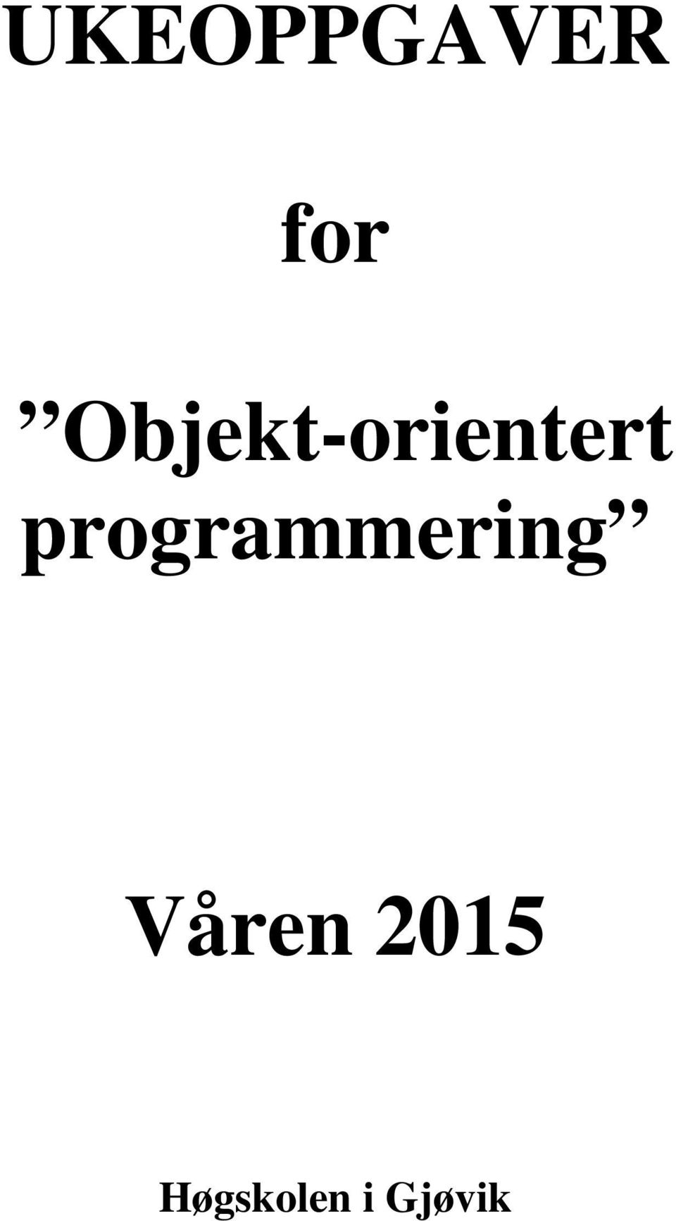 programmering