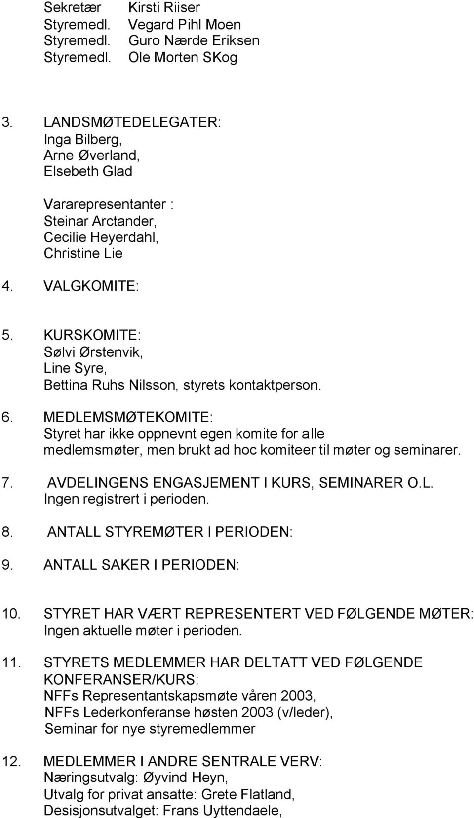 KURSKOMITE: Sølvi Ørstenvik, Line Syre, Bettina Ruhs Nilsson, styrets kontaktperson. 6.
