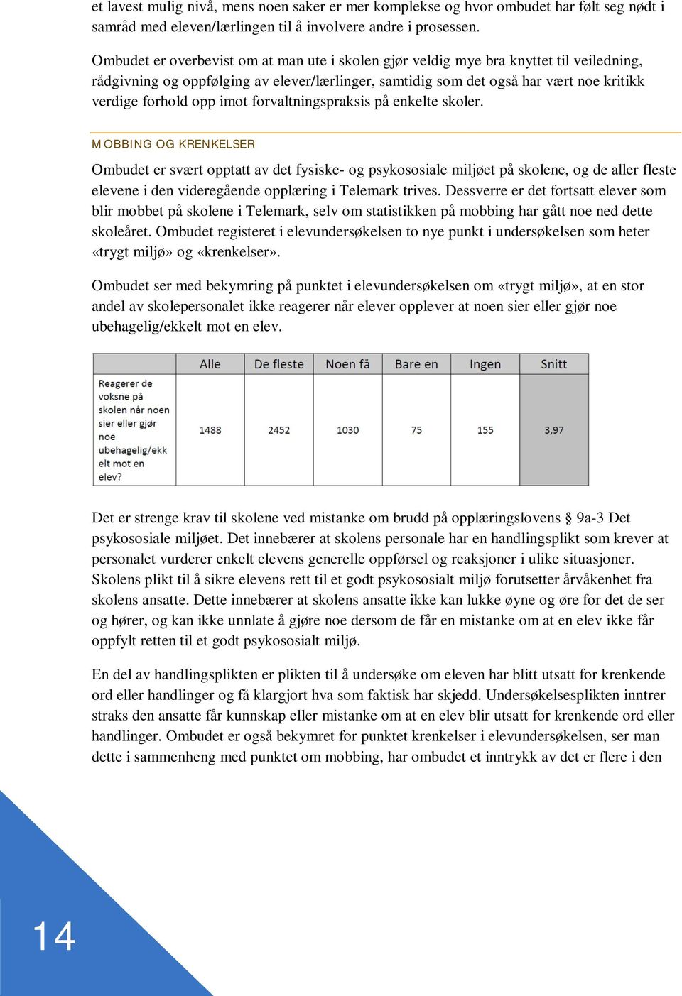 imot forvaltningspraksis på enkelte skoler.