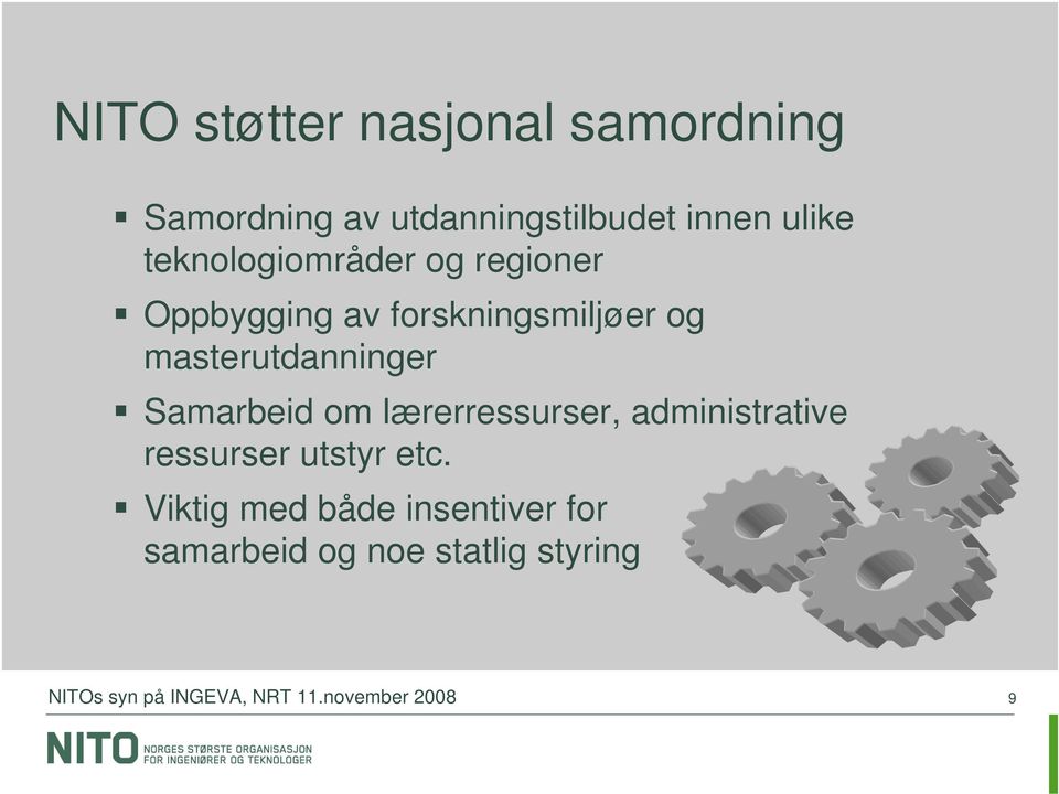 masterutdanninger Samarbeid om lærerressurser, administrative ressurser