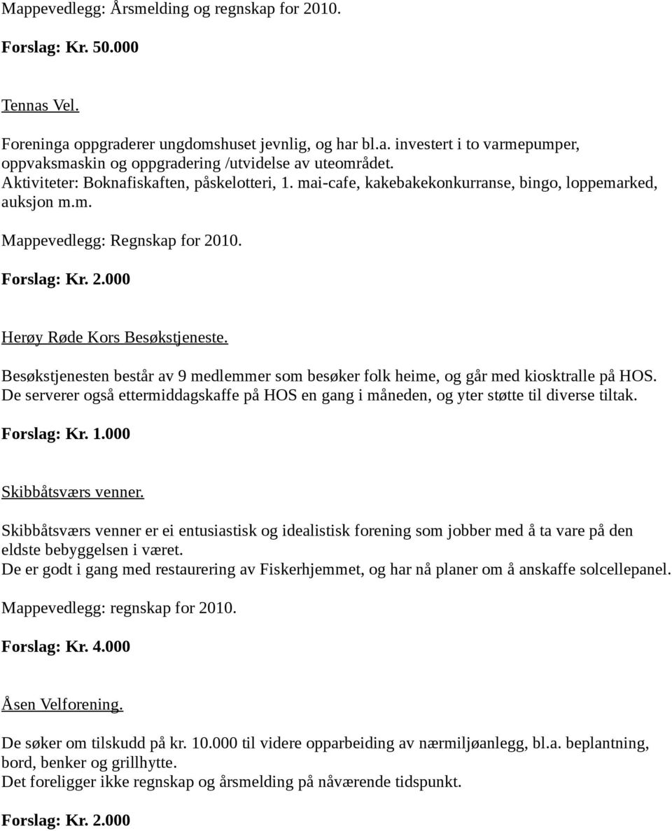 Besøkstjenesten består av 9 medlemmer som besøker folk heime, og går med kiosktralle på HOS. De serverer også ettermiddagskaffe på HOS en gang i måneden, og yter støtte til diverse tiltak.