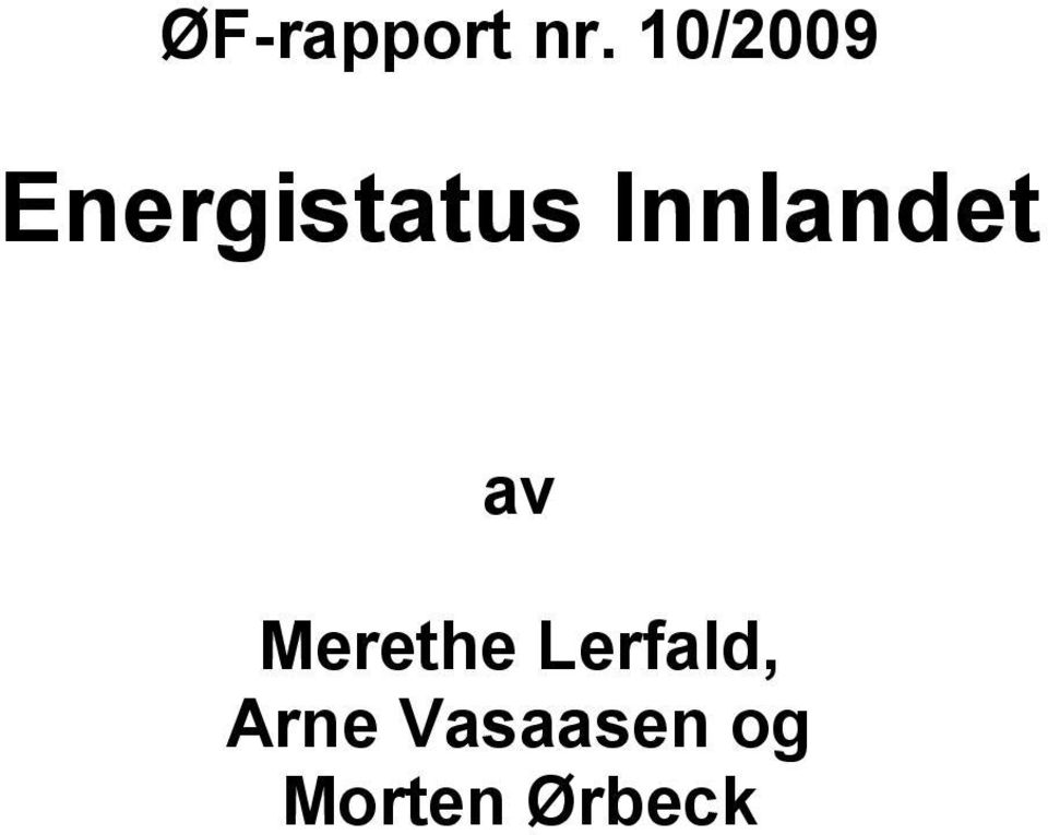 Innlandet av Merethe