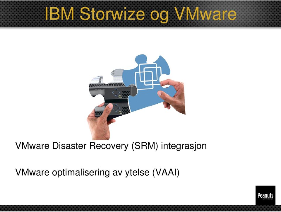 (SRM) integrasjon VMware