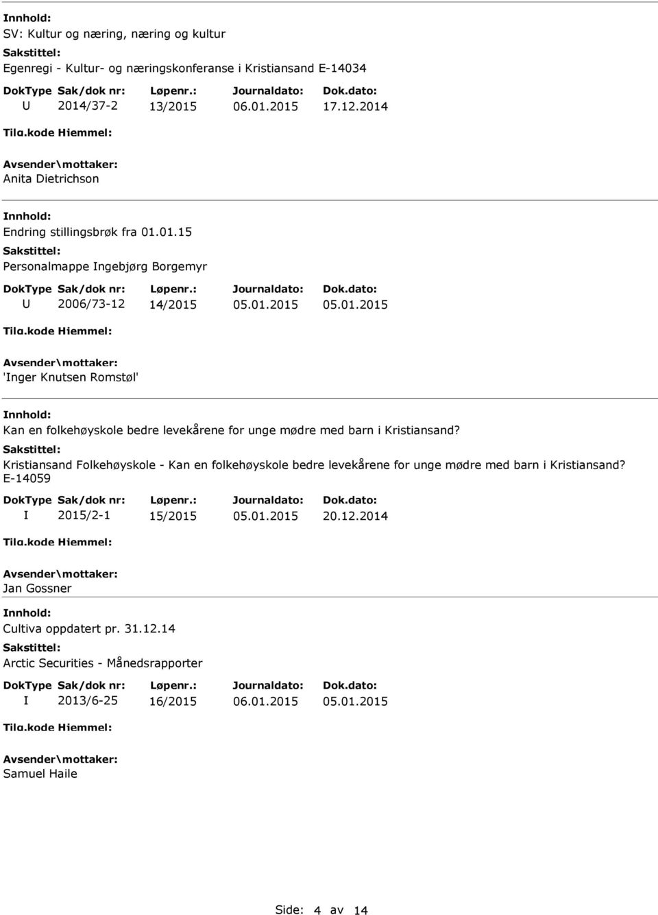 folkehøyskole bedre levekårene for unge mødre med barn i Kristiansand?