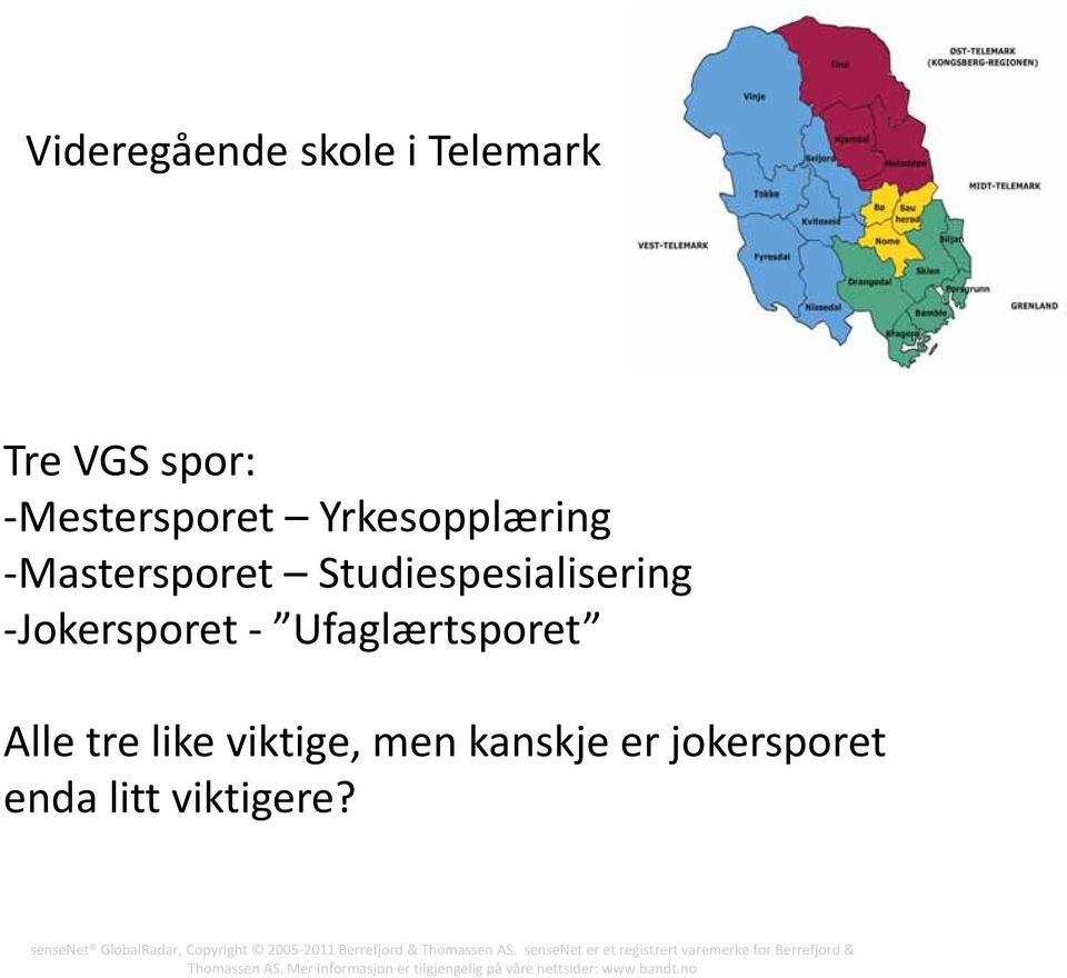 Studiespesialisering Jokersporet Ufaglærtsporet