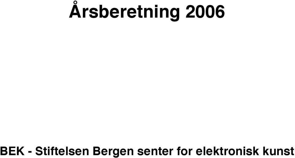 Bergen senter for