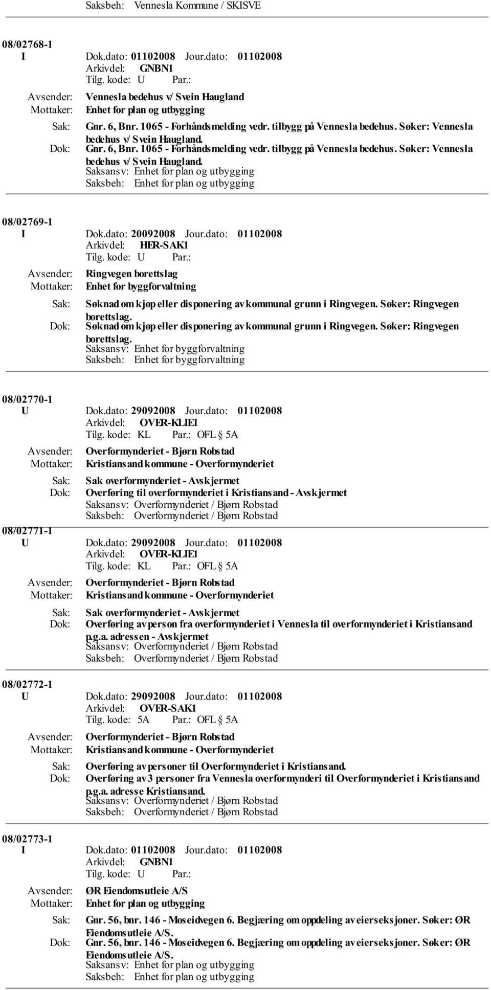 dato: 20092008 Jour.dato: Ringvegen borettslag Enhet for byggforvaltning Søknad om kjøp eller disponering av kommunal grunn i Ringvegen. Søker: Ringvegen borettslag.