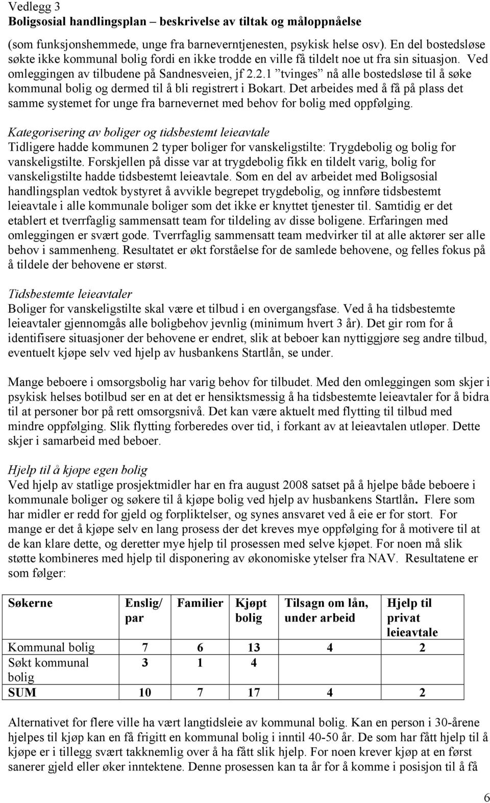 Det arbeides med å få på plass det samme systemet for unge fra barnevernet med behov for bolig med oppfølging.