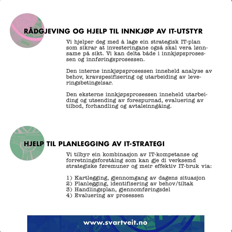 Den eksterne innkjøpsprosessen inneheld utarbeiding og utsending av forespurnad, evaluering av tilbod, forhandling og avtaleinngåing.