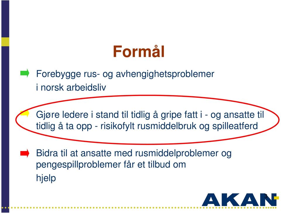 tidlig å ta opp - risikofylt rusmiddelbruk og spilleatferd Bidra til