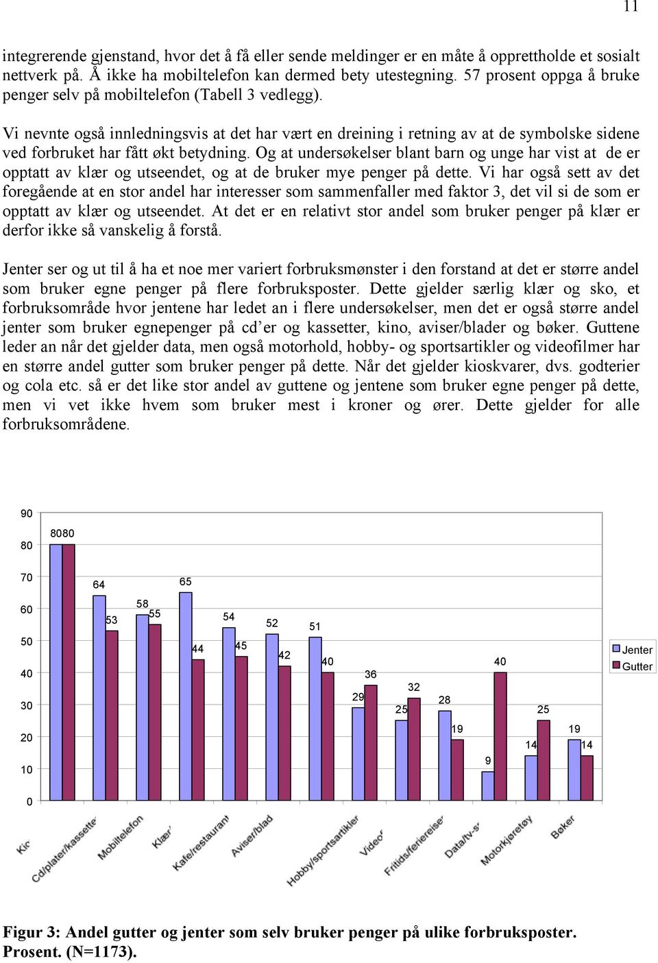 Vi nevnte også innledningsvis at det har vært en dreining i retning av at de symbolske sidene ved forbruket har fått økt betydning.