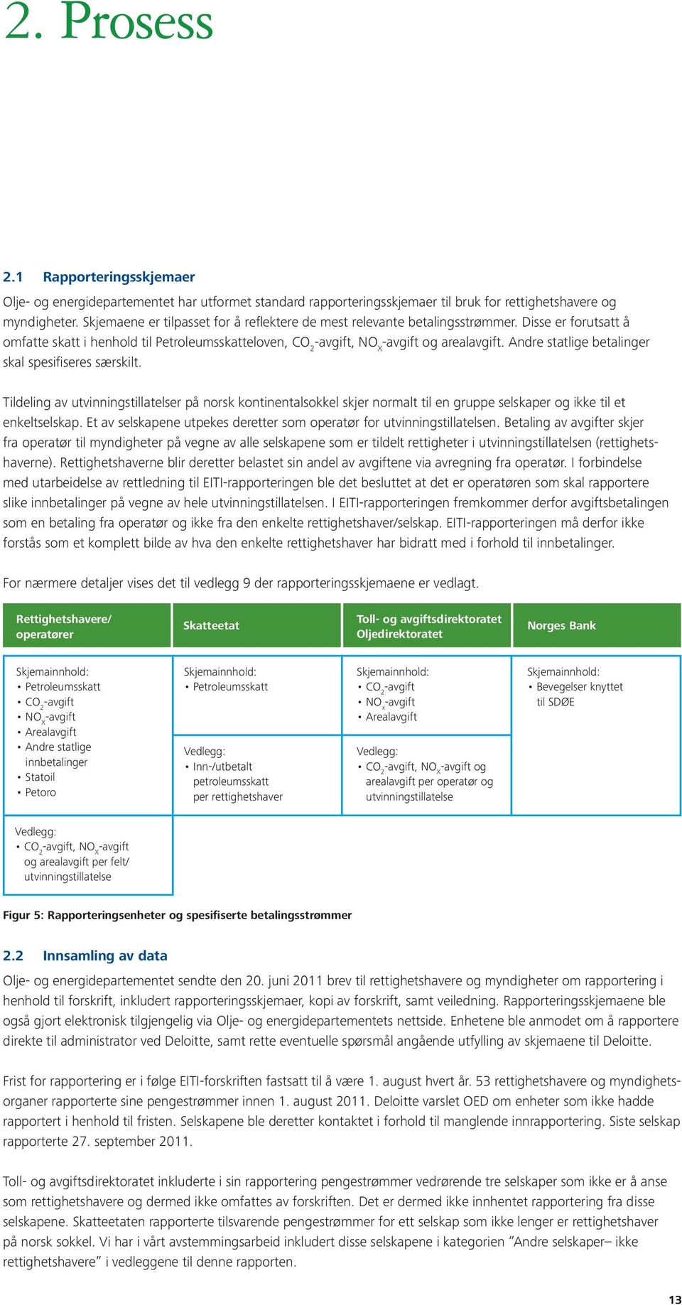 Andre statlige betalinger skal spesifi seres særskilt. Tildeling av utvinningstillatelser på norsk kontinentalsokkel skjer normalt til en gruppe selskaper og ikke til et enkeltselskap.