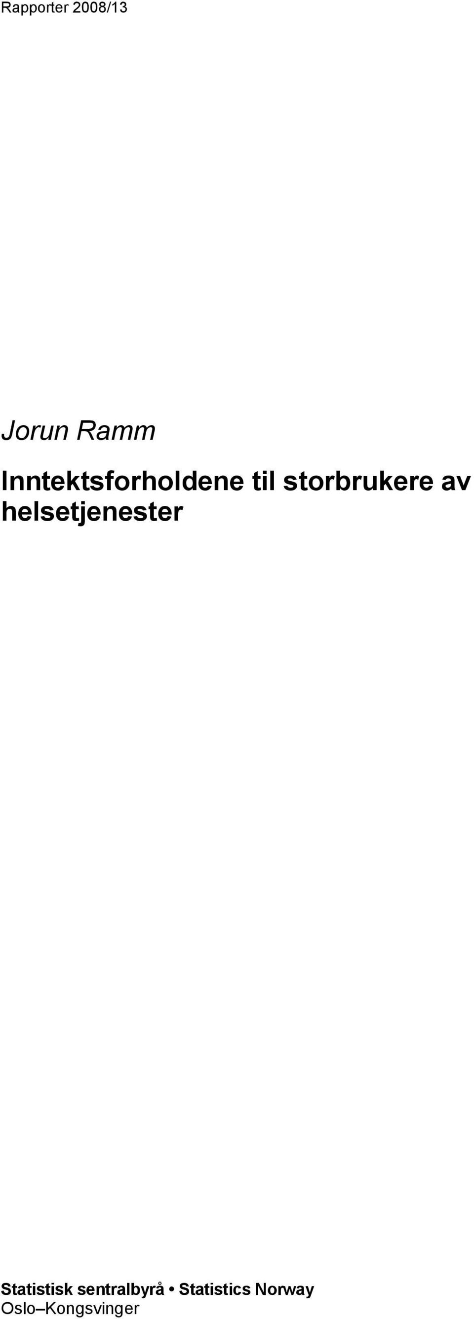 av helsetjenester Statistisk