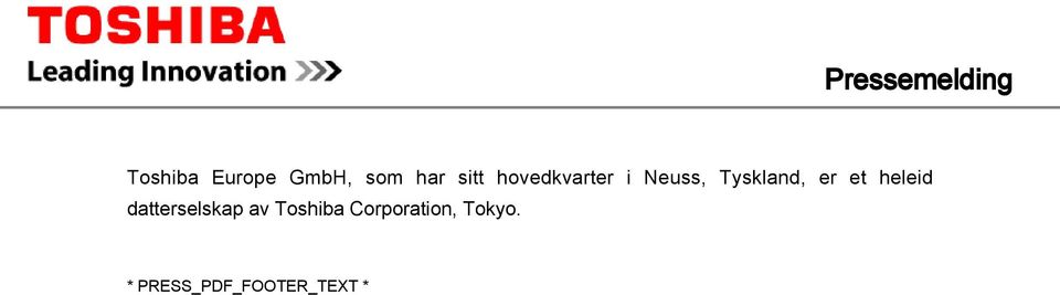 heleid datterselskap av Toshiba