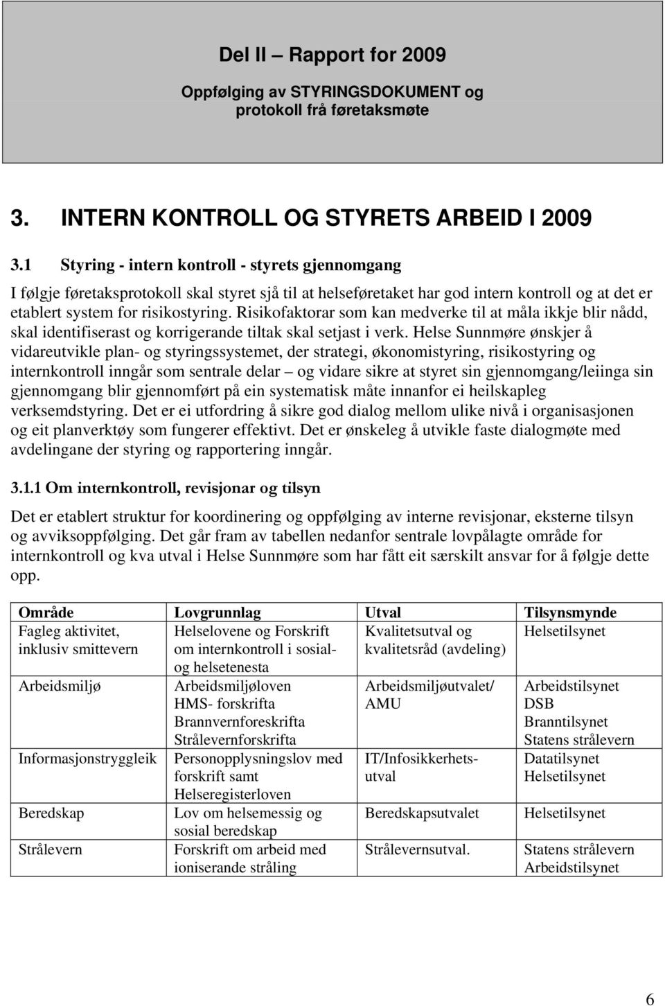 Risikofaktorar som kan medverke til at måla ikkje blir nådd, skal identifiserast og korrigerande tiltak skal setjast i verk.