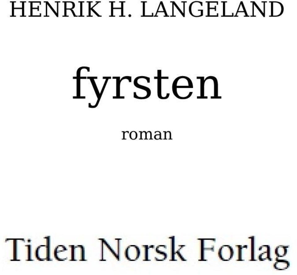 fyrsten