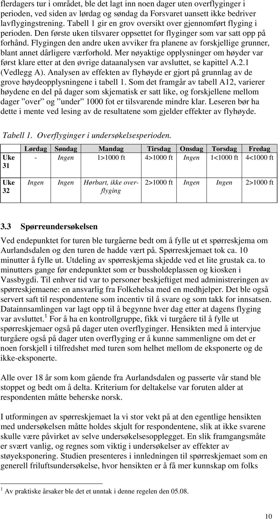 Flygingen den andre uken avviker fra planene av forskjellige grunner, blant annet dårligere værforhold.