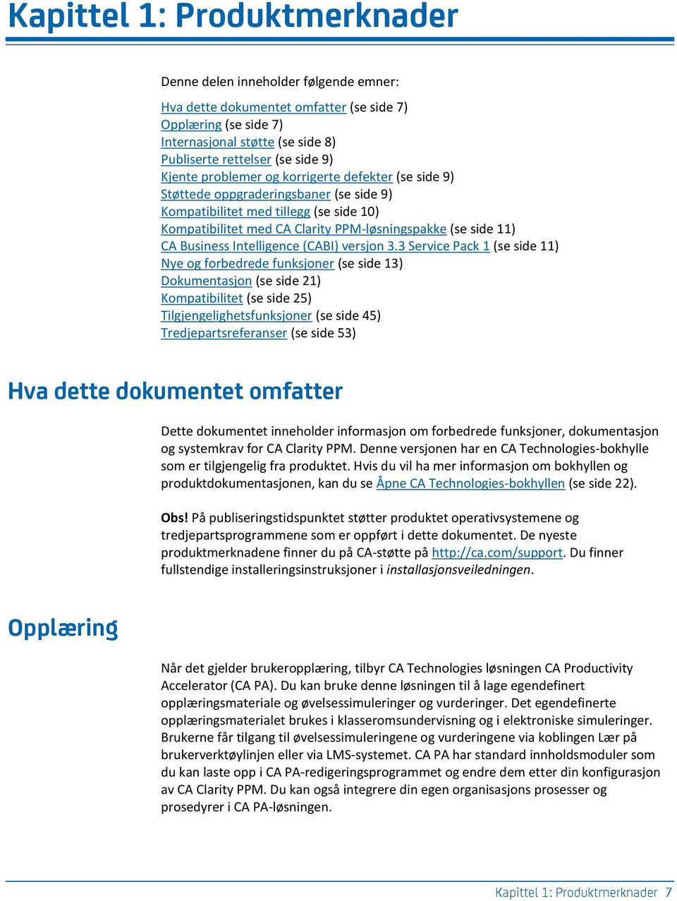 Business Intelligence (CABI) versjon 3.