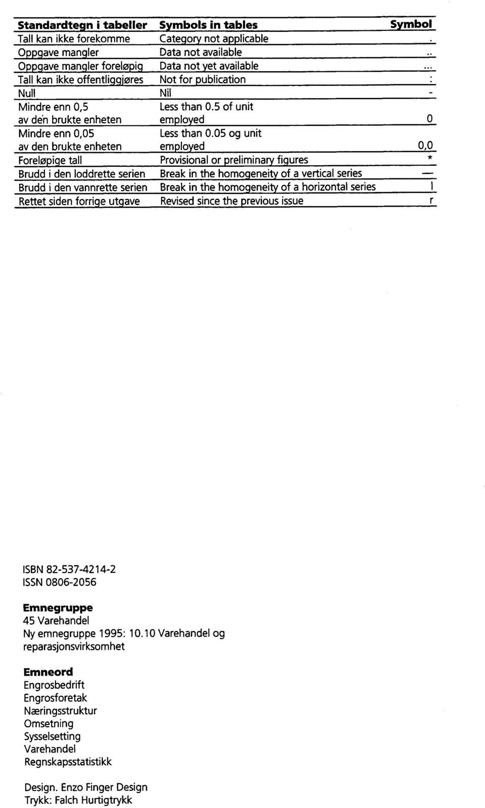 publication Nil Less than 0.5 of unit employed Less than 0.